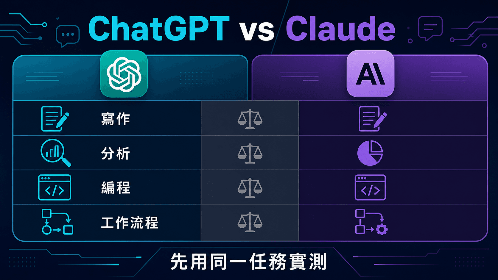 ChatGPT 與 Claude 香港工作用途、方案、成本及風險比較