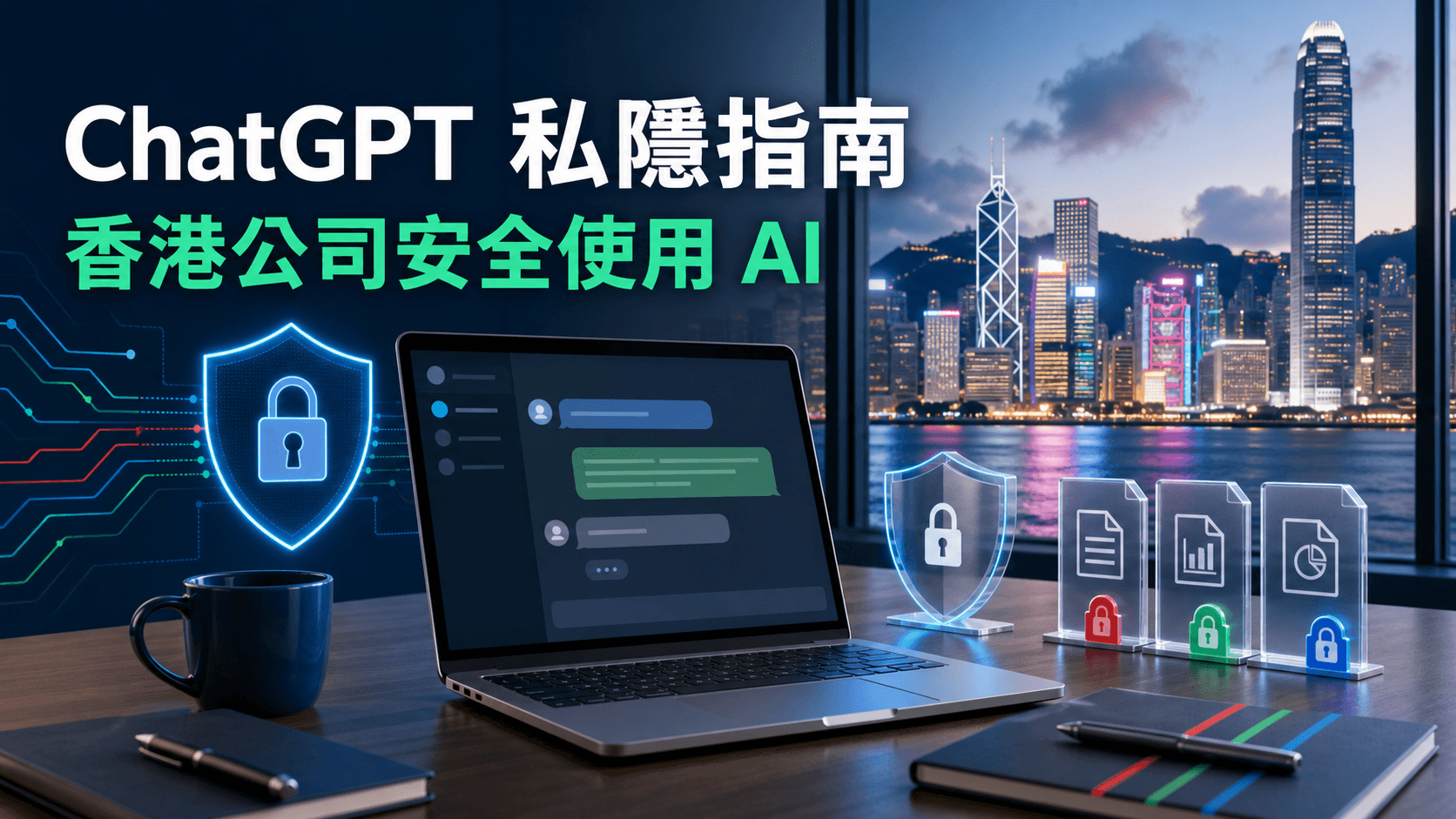 香港公司安全使用 AI 的 ChatGPT 私隱指南封面圖