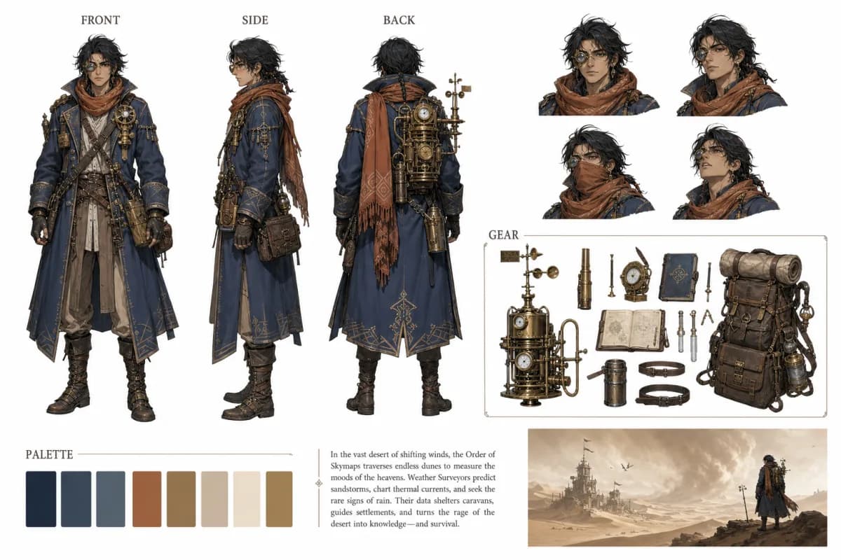 GPT Image 2 official character sheet sample