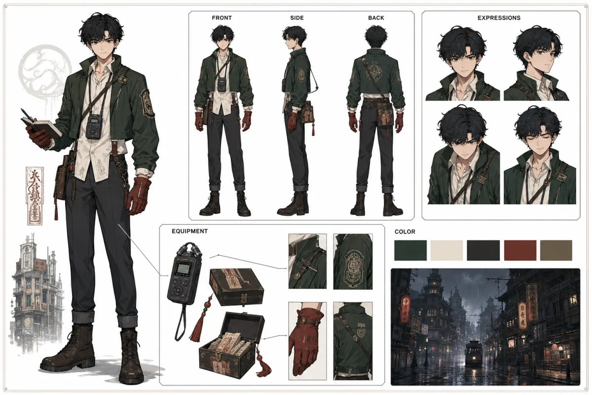 GPT Image 2 persona-style character reference card sample