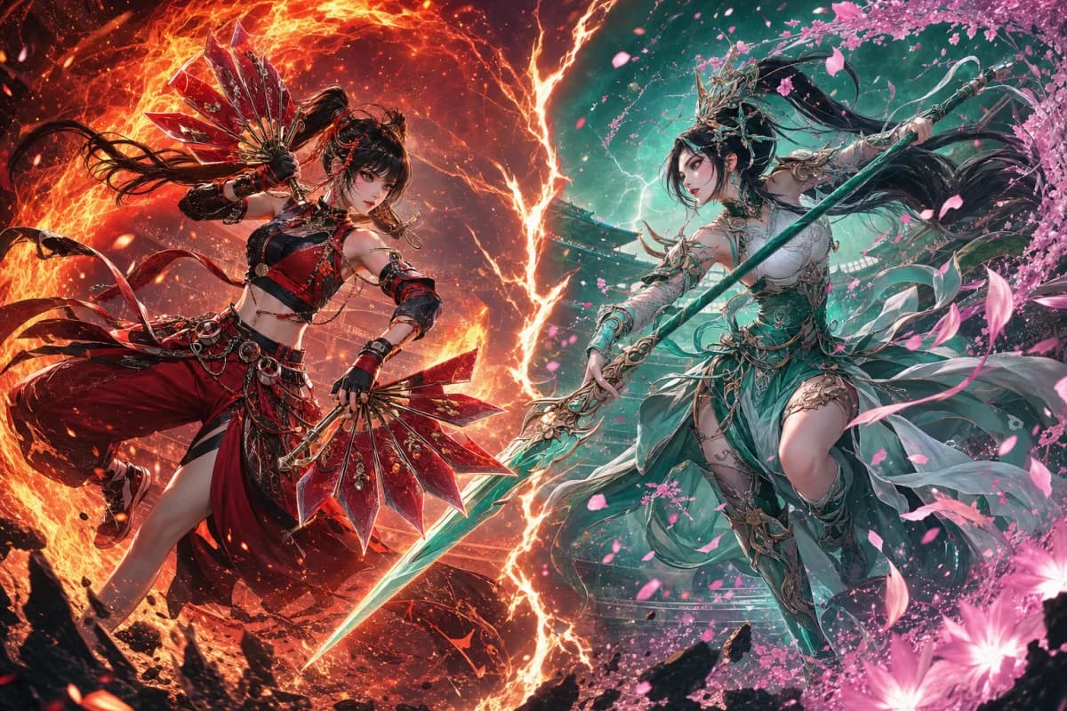 GPT Image 2 多概念對戰海報組範例
