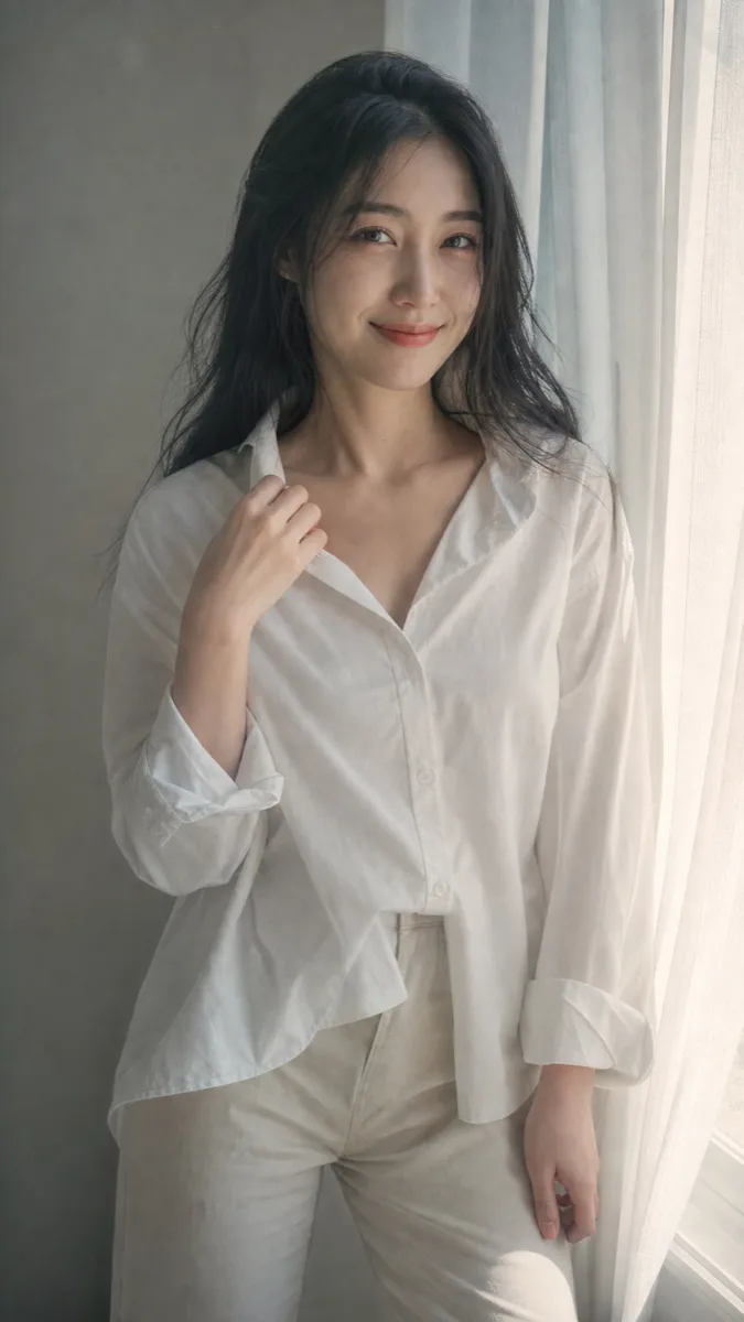 GPT Image 2 柔和黑柔濾鏡偶像人像示例