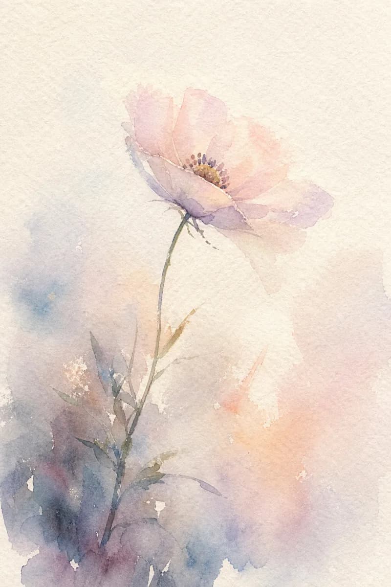 GPT Image 2 dreamy watercolor editorial illustration sample