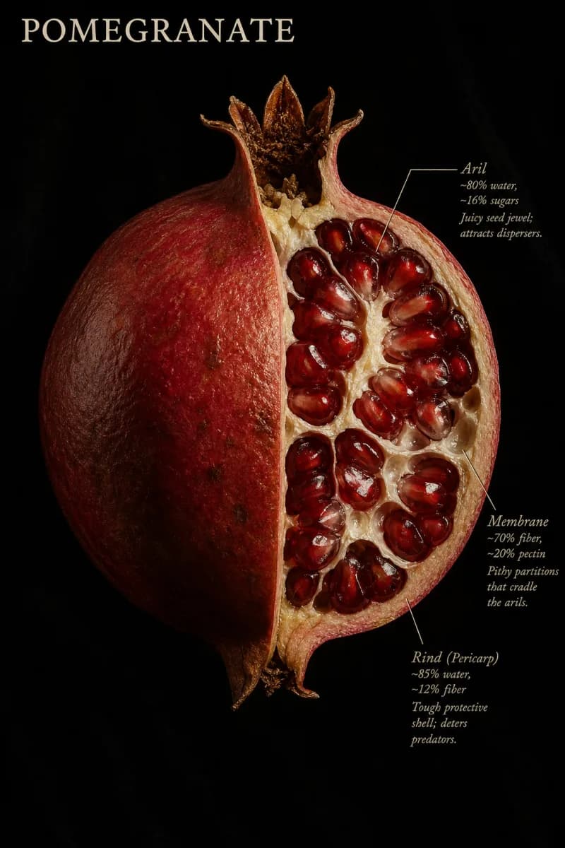 GPT Image 2 naturalist food specimen cross-section sample